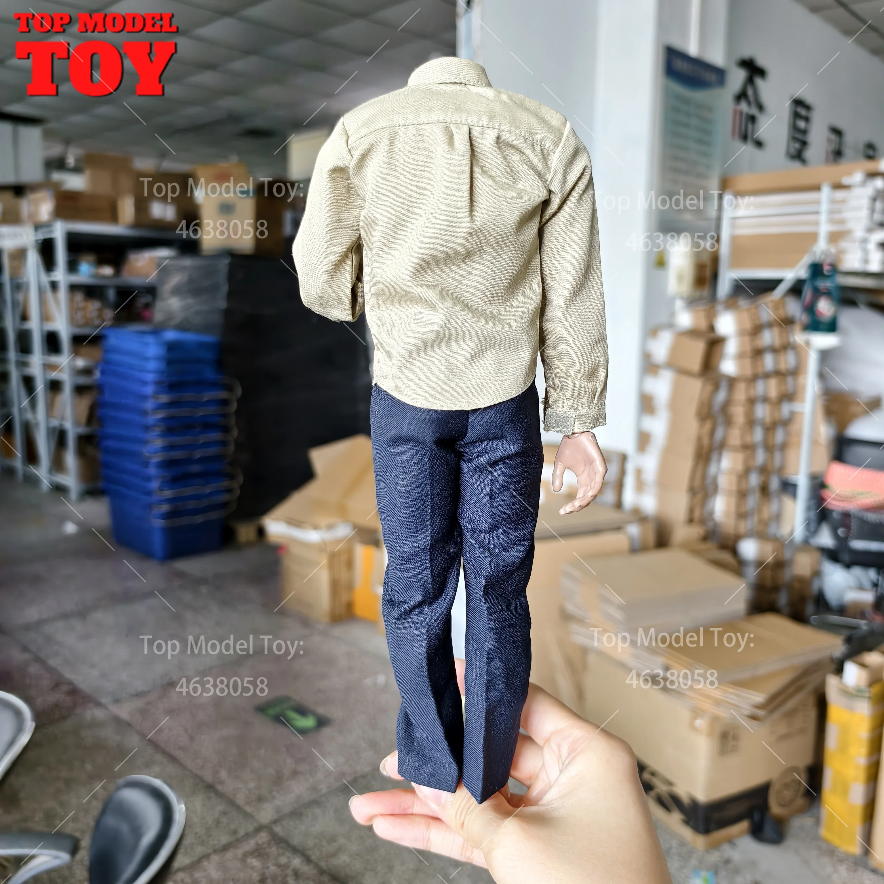 Big Discount 1/6 Scale T-shirt Long Sleeved Shirt Pants Clothes AccessoryModel for 12" Male Soldier Action Figure Body Body Doll - Image 4