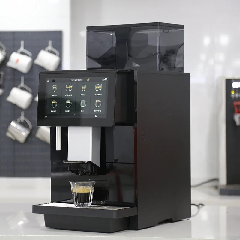 BC100 Fully Automatic Coffee Machine Commercial Ceramic Espresso Machine for Cappuccino Latte Office Business Use