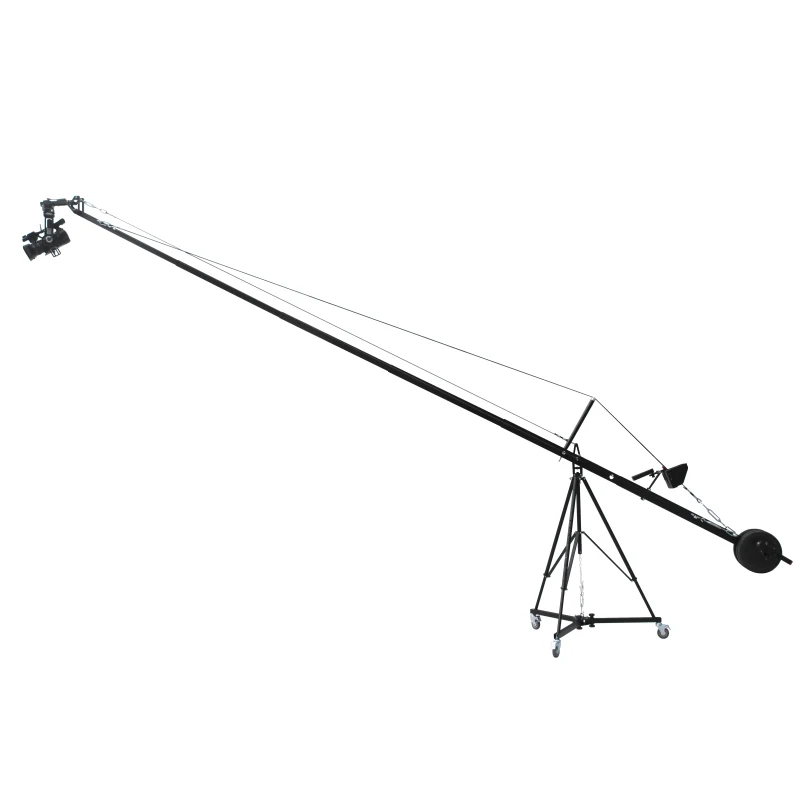 Jianmei SF-6m Телескопическая камера Jib Crane с дистанционным управлением и наклонной головкой, совместимая с DSLR-камерой