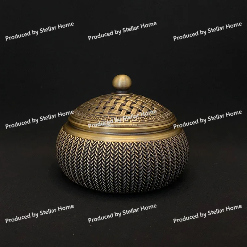 Household Indoor Incense Burner Incense Printing Bamboo Basket Aromatherapy Burner Ancient Rhyme Incense Cartridge