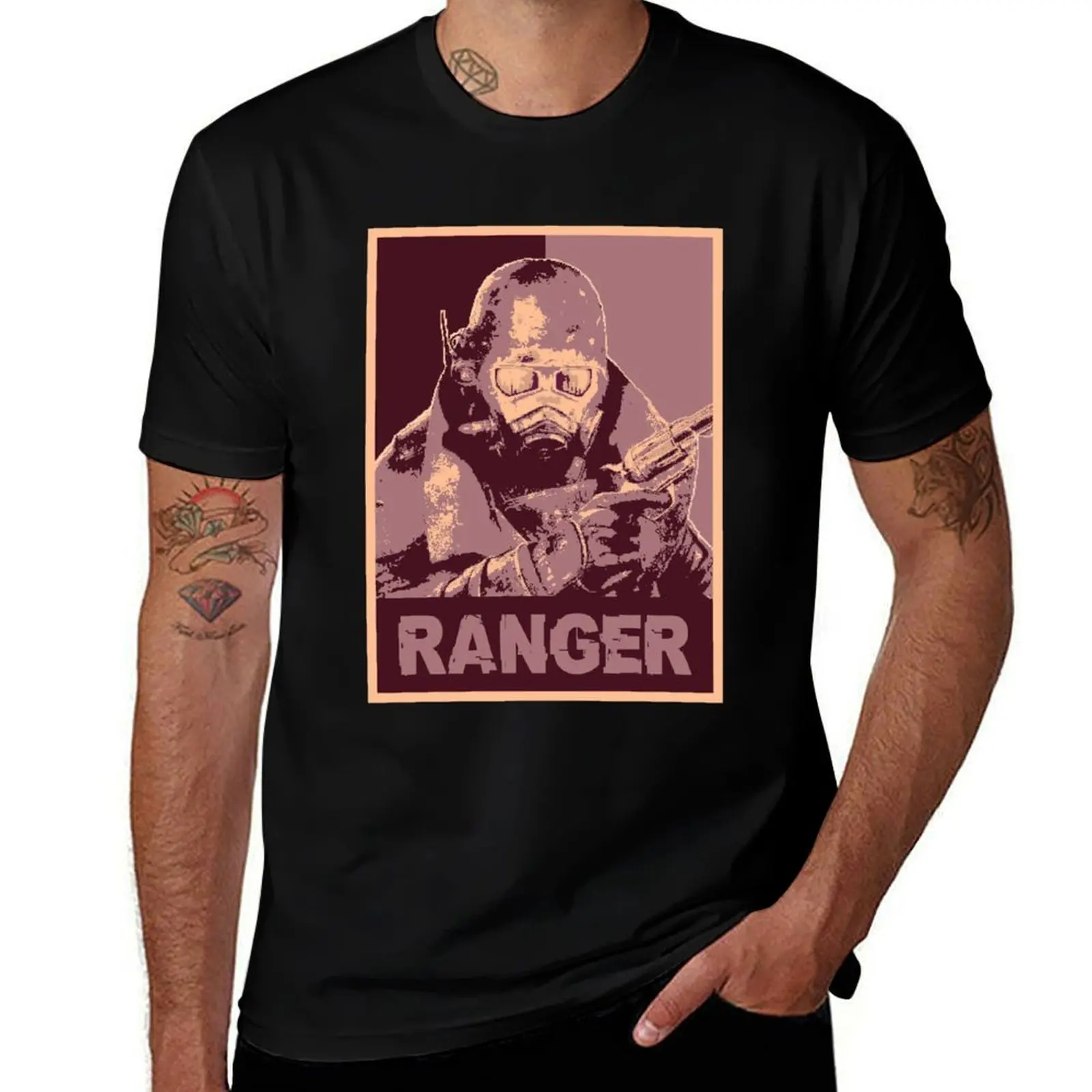 NCR Veteran Ranger T-Shirt Urban Casual Loose Fit Tee