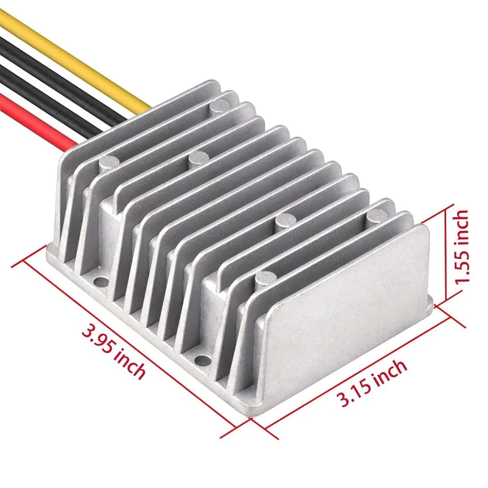 Imagem -05 - Adaptador Step Down para Bateria Milwaukee Regulador de Tensão Faça Você Mesmo Roda de Alimentação Buck Boost dc 18v a 12v 40a 480w
