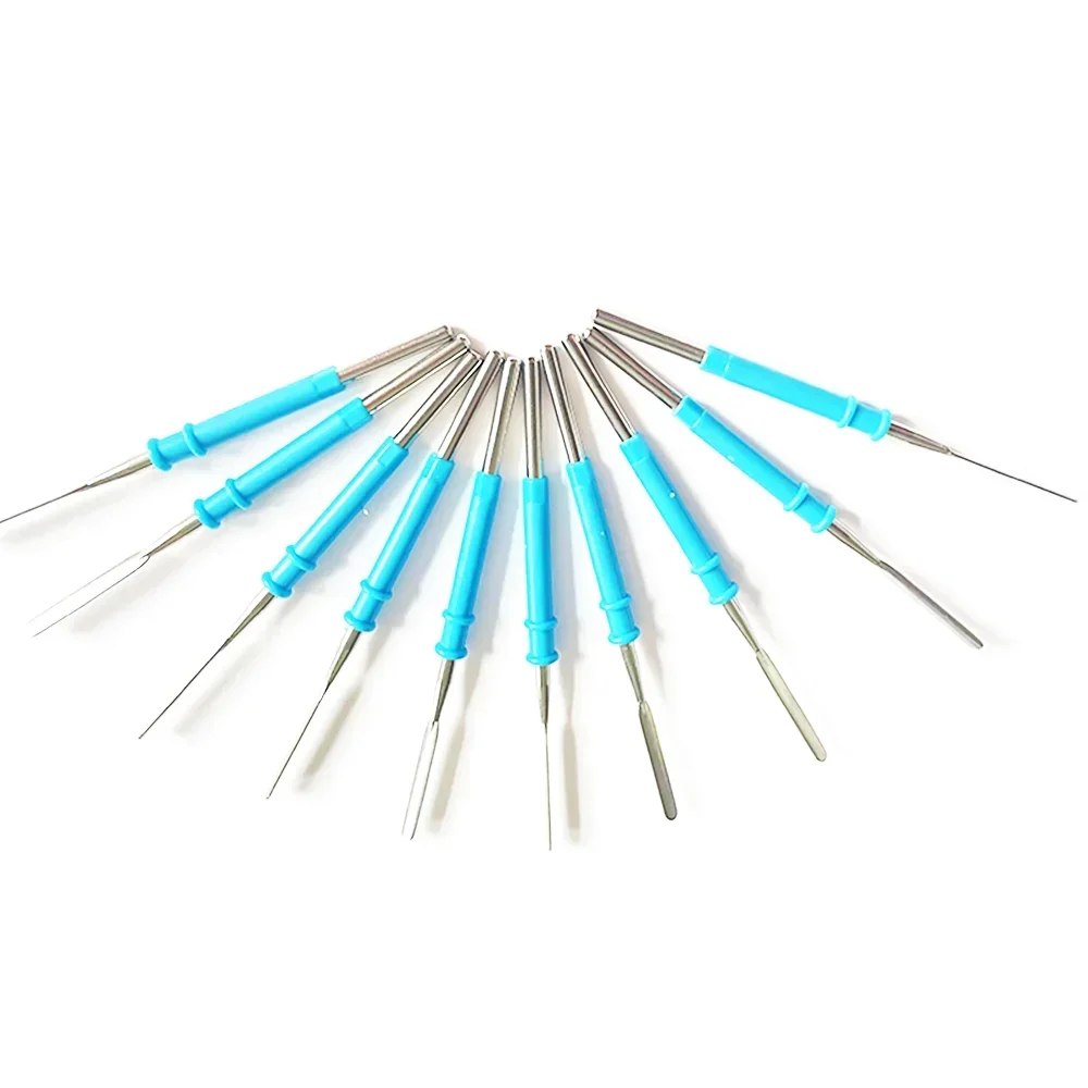 10pcs 70mm*30mm ESU Pencil Tip Electrocoagulation Device Electrosurgery Blade Electrode