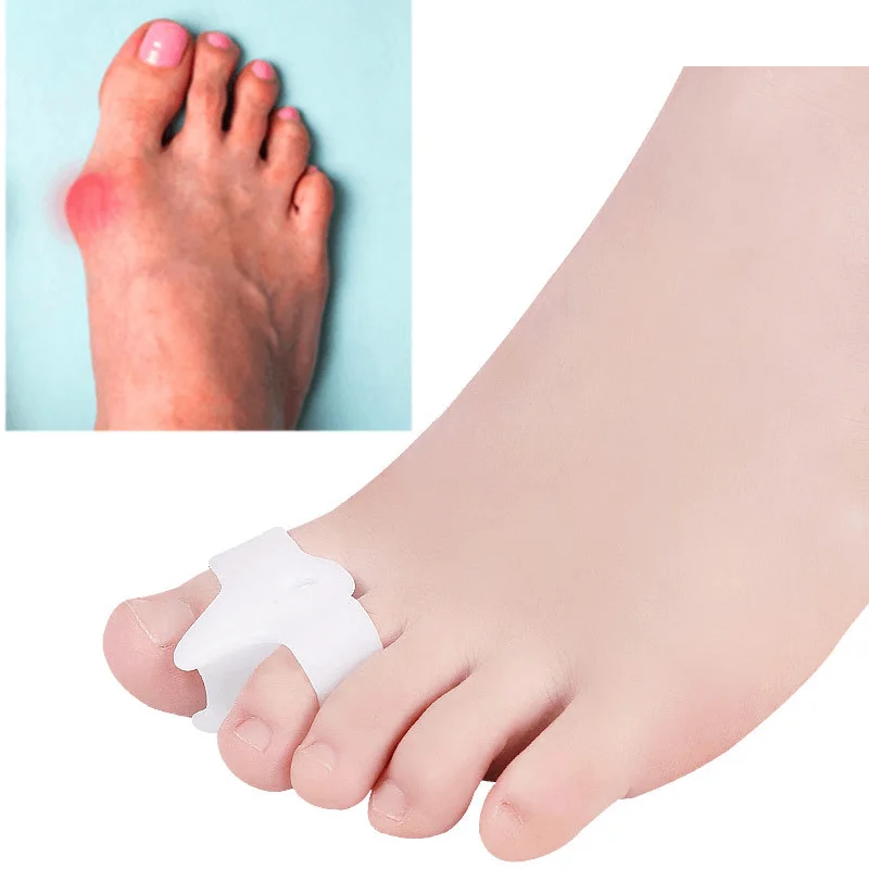 

1/2/4Pairs Silicone Gel Thumb Corrector Bunion Foot Toe Hallux Valgus Protector Separator Finger Straightener Adjuster Foot Care