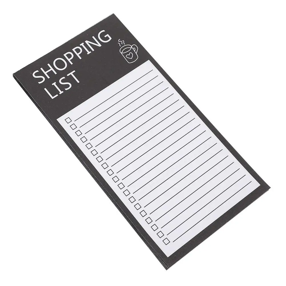 

Magnetic Notepad With Thick Paper Grocery List Pad Planner Notebooks Bright Color Fridge Memo Pads Refrigerator Adsorbed