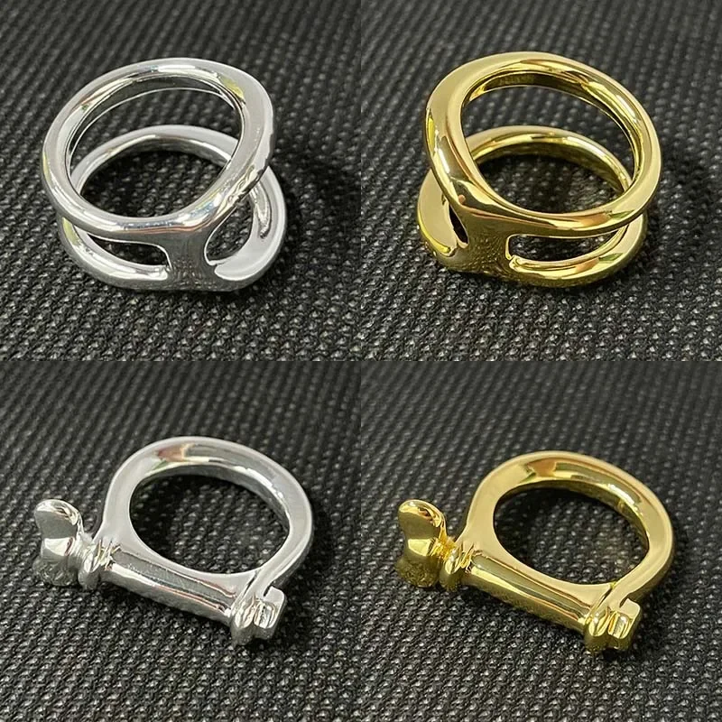 New Hot Sales Spanish Original Fashion Electroplating 925 Silver 14k Gold Creative Design Popular Ring Festival Jewelry Gift