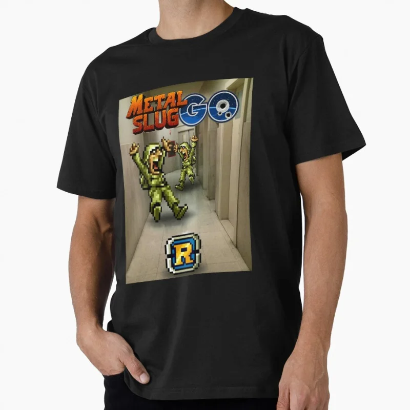 

Metal Slug Rocket Launcher Heavy Machine Gun Arcade Gift T shirt Full Army Shooting War Game Graphic clothes All size Tops S-6XL
