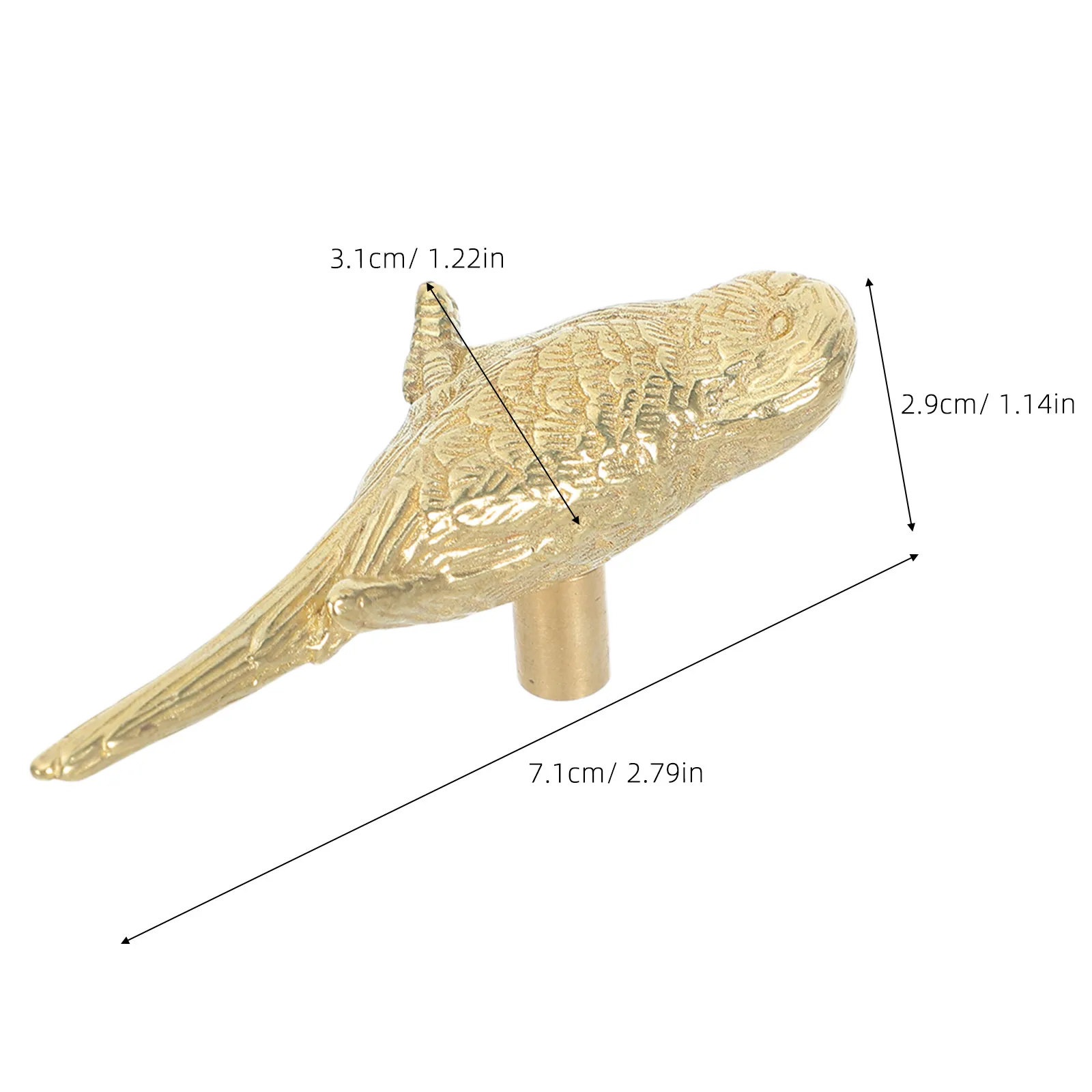 Vintage Brass Bird Drawer Pulls for Kitchen Cabinets and Doors – Farmhouse Decorative Cabinet Knobs