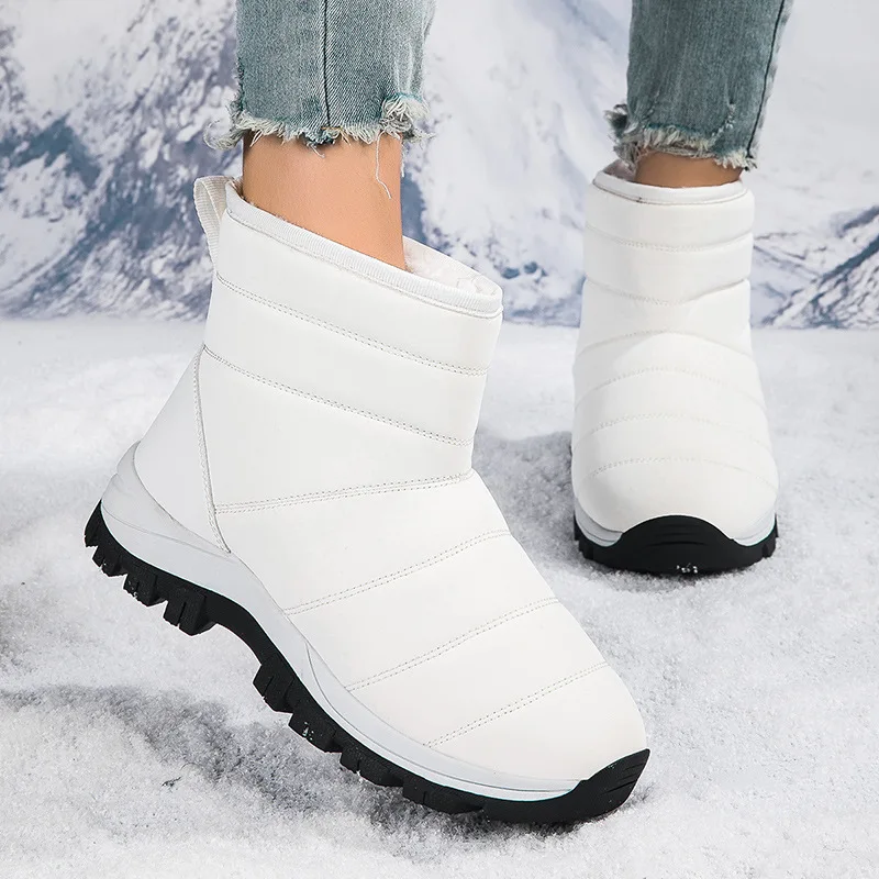 

Snow Boots Woman 2025 Trend Keep Warm Woman Shoes Platform Ladies Shoes Soft Ankle Boots Fashion Winter Girls Boots Botas Mujer
