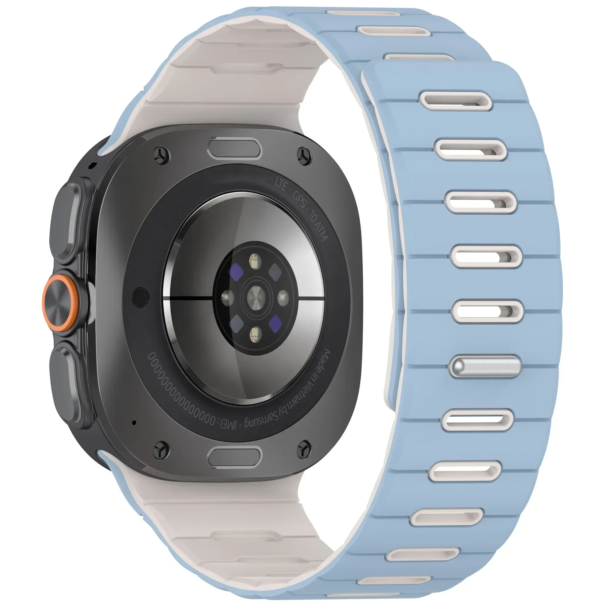 Magnetisches Silikonarmband für Samsung Galaxy Watch Ultra 2 47 mm, Sportarmband für Galaxy Watch 9/8 40/44, Watch 8 Classic 46 mm, Armband. – Detail 23