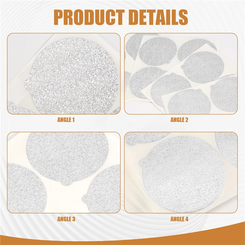 N18R أختام أغطية رقائق الألومنيوم - كبسولات إعادة الاستخدام كبسولات القهوة 120 قطعة، لإعادة استخدام غطاء كبسولات القهوة Vertuoline Vertuo 62 مم