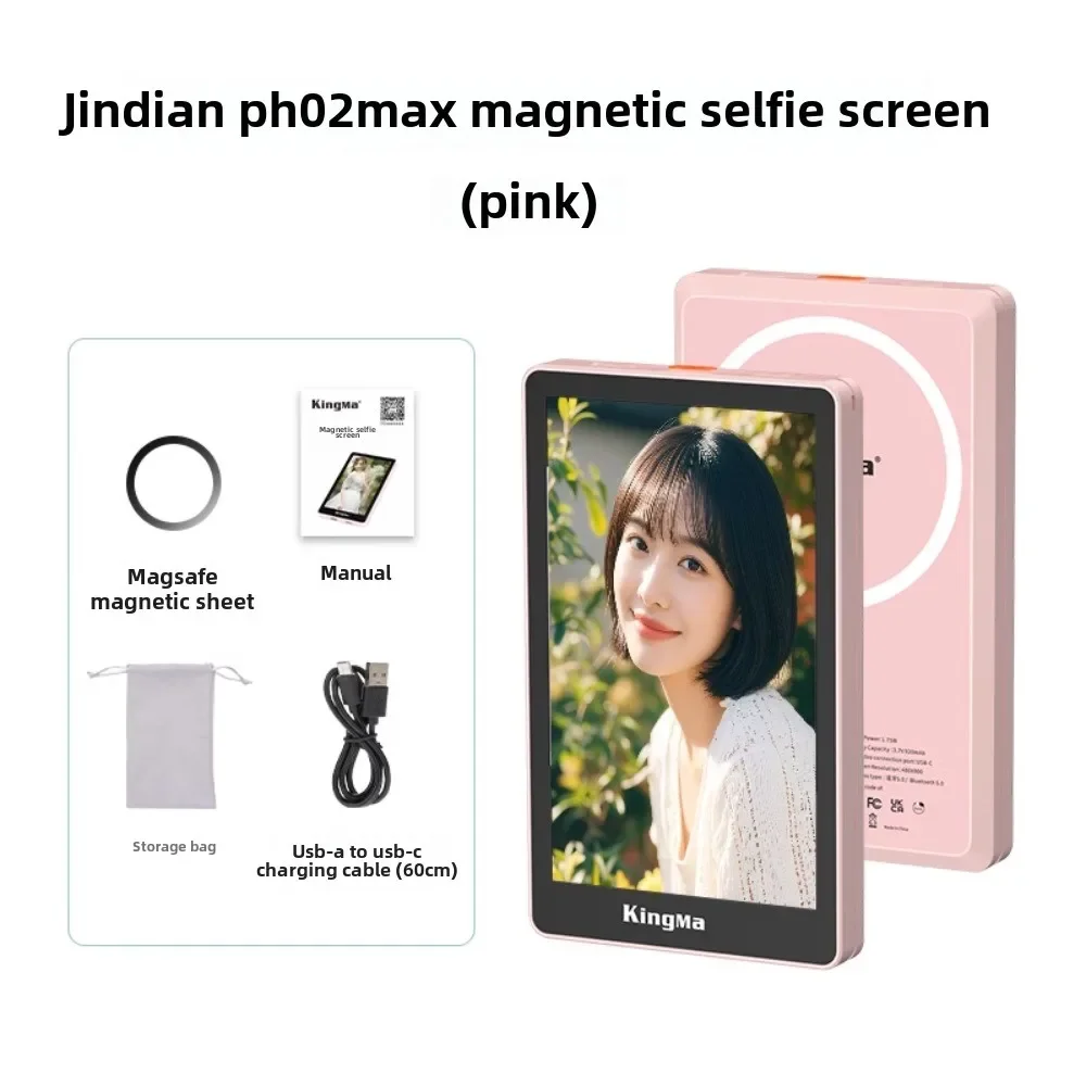 

Kingma PH02 Assist Selfie Stick Selfie Live Streaming Vlog Display Screen Photo Wireless Remote Control Selfie Monitor Magnetic
