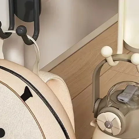 휴대용 책가방 걸이 학생용 책상 가방 걸이 탈부착 가능 휴대폰 핸드백 홀더 다기능 테이블 걸이