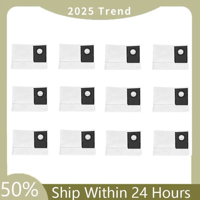 A75X 탑 12개 더스트 백 Foreureka J15 Pro 울트라 스위퍼 액세서리 더스트 백 내장형, 튼튼하고 효과적인 청소 능력 향상