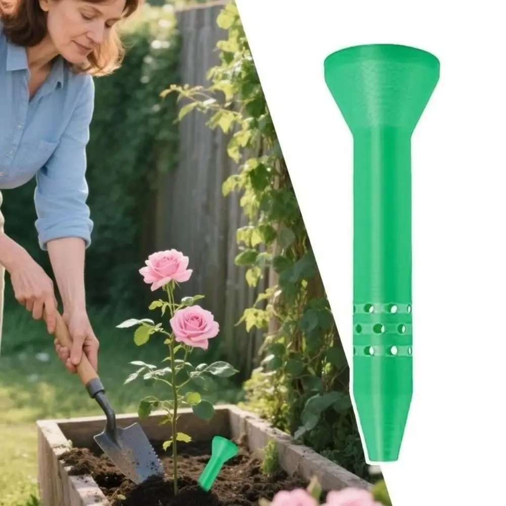 

5pcs Plastic Plant Watering Spikes Anti-Evaporation Precise Aperture Gardening Irrigation Funnel Slow Release System Reusable