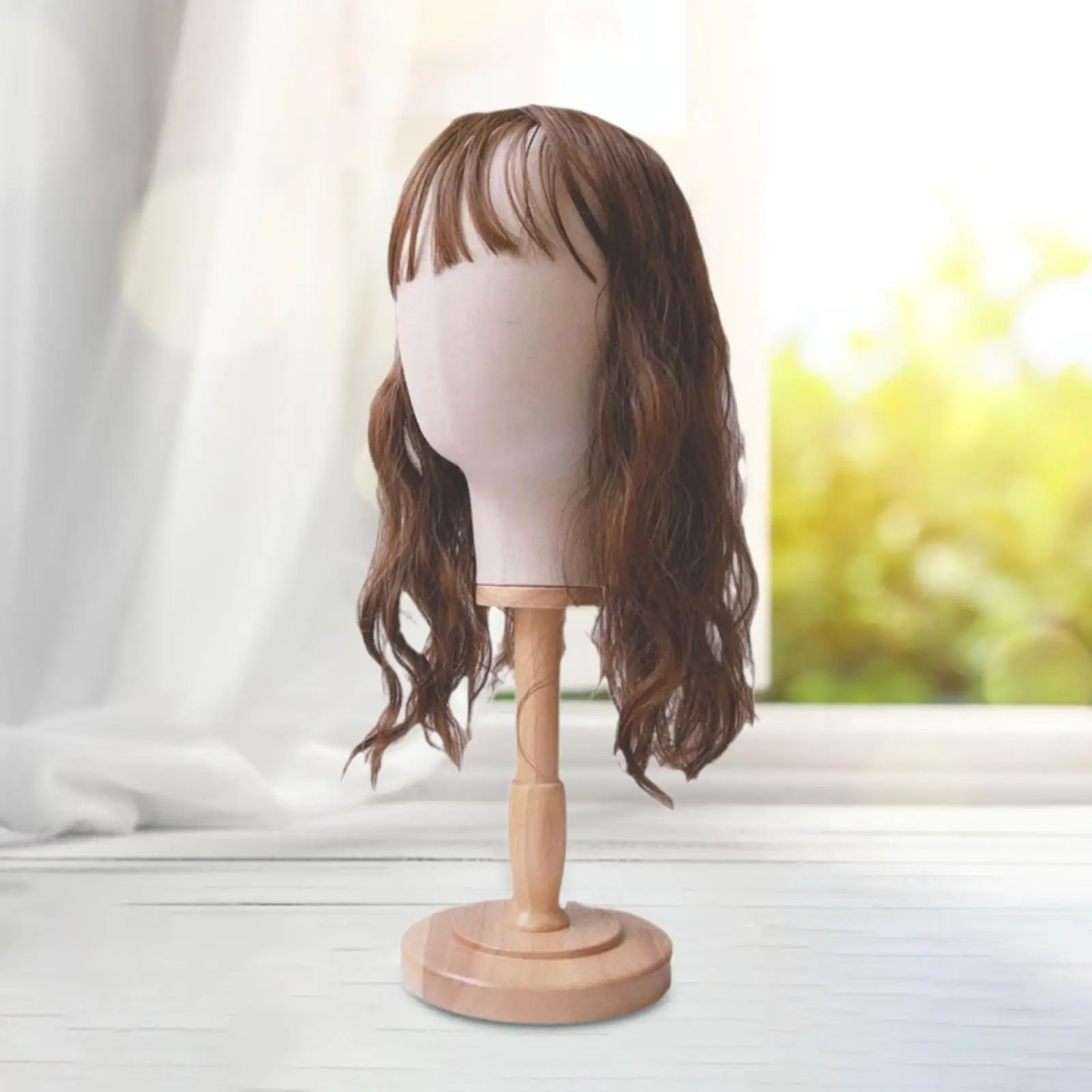 Manikin Head Wig Display Holder for Home Styling Drying Hairdresser Training