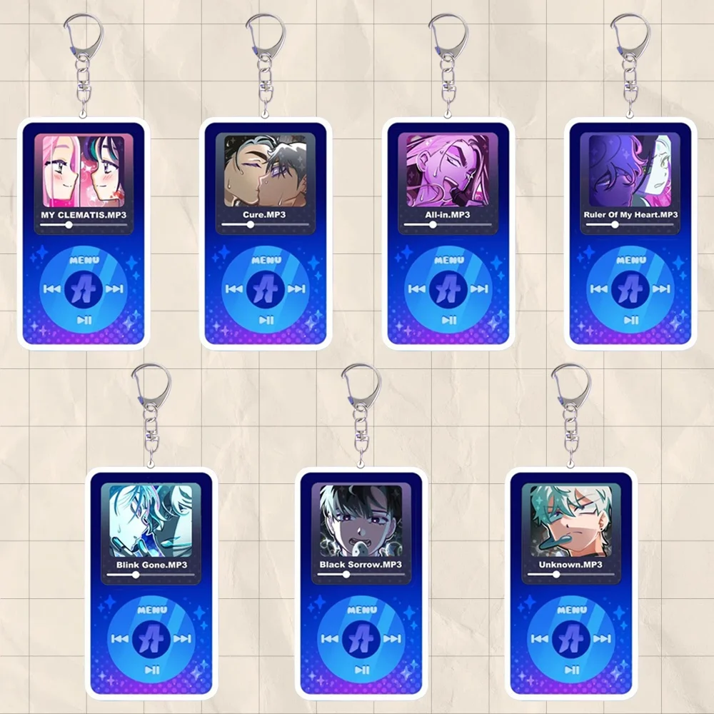 

For Alienstage Luka Lvan Till Mizi Hyuna Sua Anime Peripherals Acrylic Keychain Custom Cartoons Backpack Pendant Festival Gift