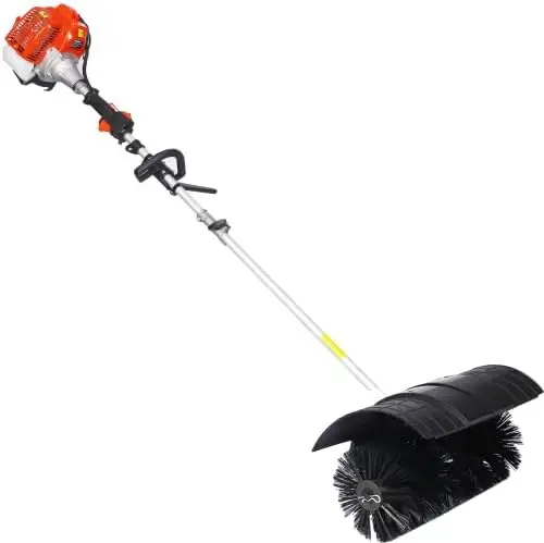 Snow Sweeper Gasoline Powered Broom Sweeper,52Cc 2 Stroke,Broom Brush 21X10 Epa