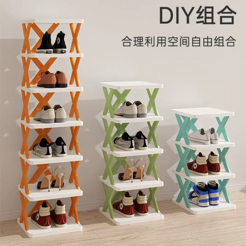 

Shoe rack home door multi-layer new rack good-looking indoor dormitory simple small narrow shoe cabinet
