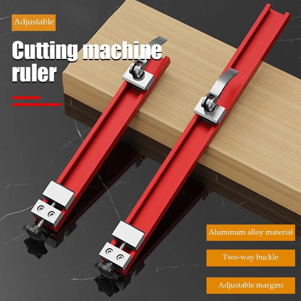 Adjustable Circular Saw Guide Rail, Precision Aluminum Alloy Cutting Machine Base Guide for Woodworking Cutting and Milling