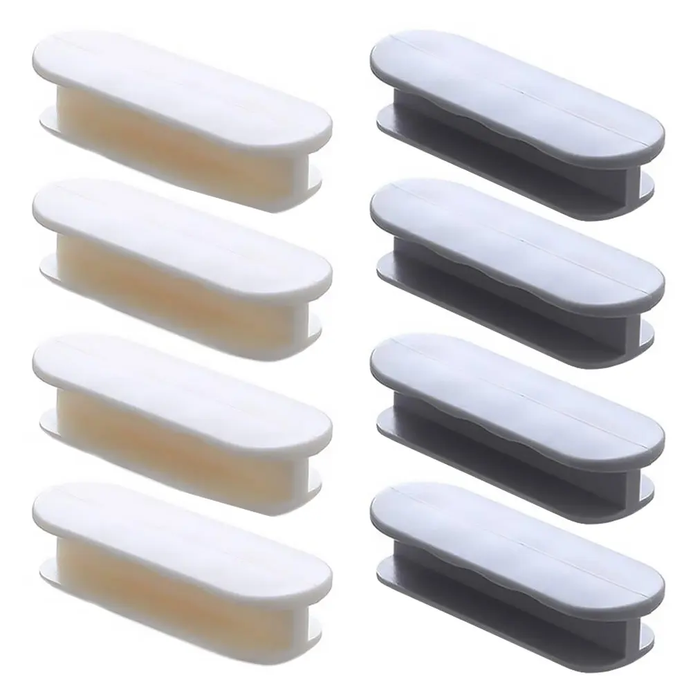 8Pcs Self Adhesive Refrigerator Drawer Pulls for Cabinets Drawers No Drill Required Quick Install Strong Hold Comfort Grip Large