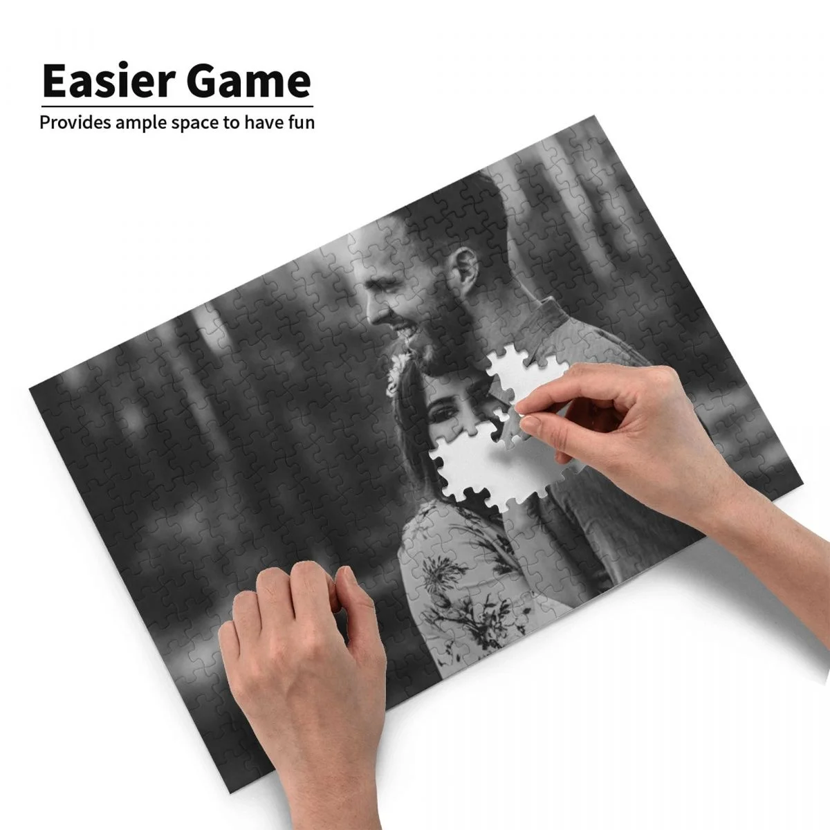 

Изготовленный на заказ пазл: создайте свой собственный фото-пазл, игрушка DIY POD, подарок на День святого Валентина для пар