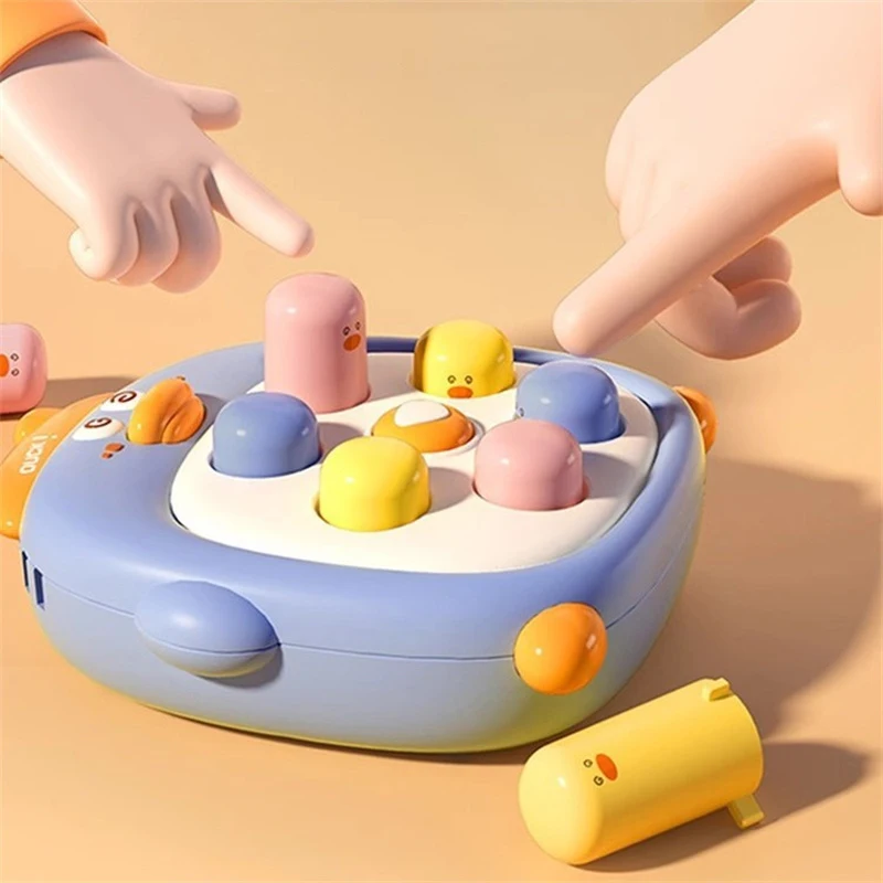 Cartoon Whack-A-Mole Montessori Baby Knocking Toy Bambino portatile Decompressione Regalo di compleanno educativo Gioco da tavolo a tema animale