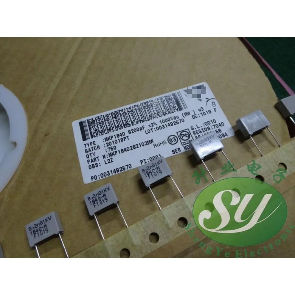 

20PCS ERO MKP1840 0.0082uf/1000V 8.2nf 8200pf 822 New 10mm Film Capacitor