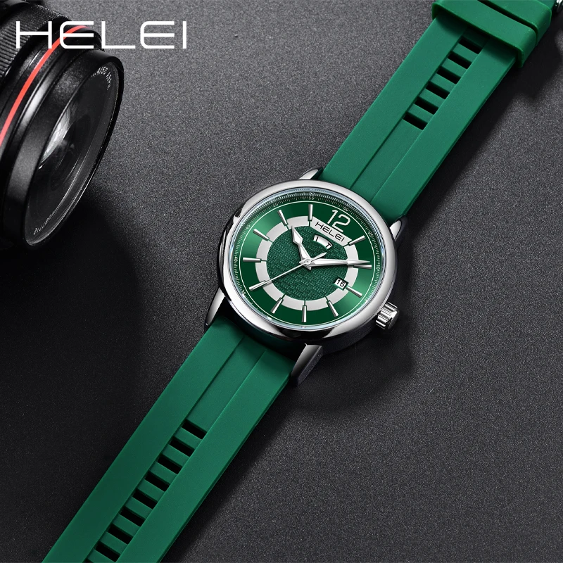 

HELEI new modern trend style jazz series quartz movement 2024 men's quartz watches men's watches