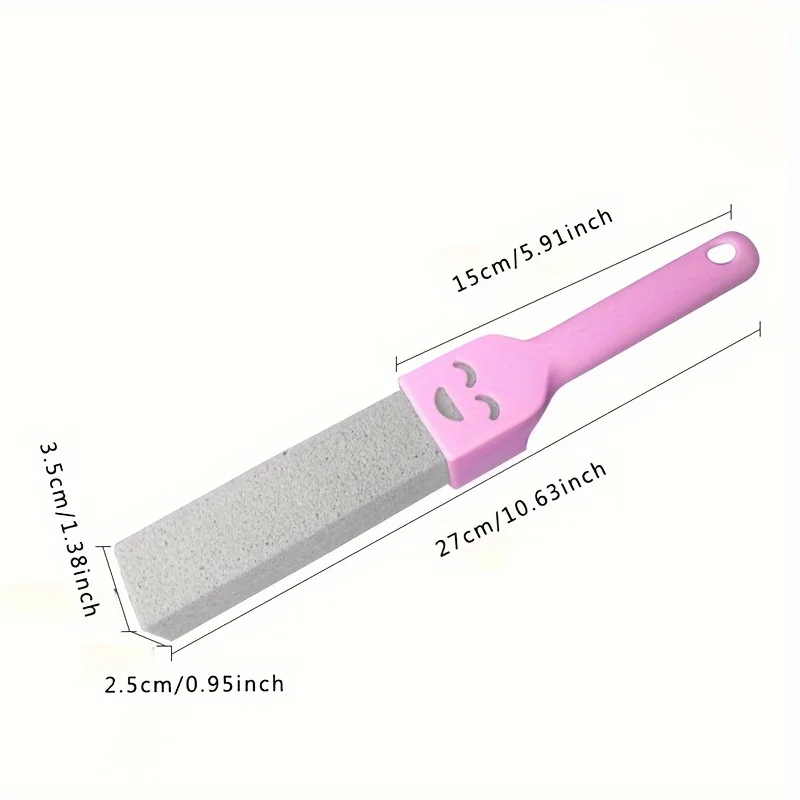 2pcs No Dead Angle Toilet Water Line Cleaner Pumice Powerful Toilet Brush for Removing Urine Scale & Yellow Stains