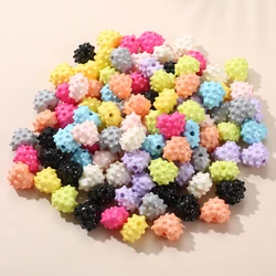 10Pcs Acrylic Loose Spacer Beads 16x18mm Colorful Heart Beads For Jewelry Accessories DIY Pendant Necklace Earrings Making