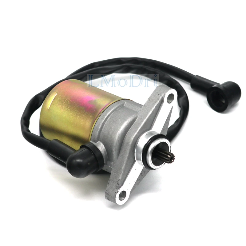 LMoDri Motorcycle Starting Motor Electric Starter GY6 50cc 80cc Scooter ATV Quad Bike Engine Electric Starter Motor For KYMCO