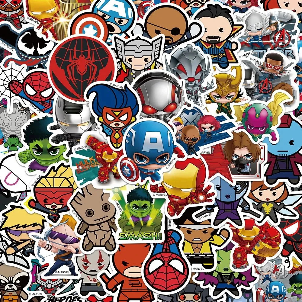 10/30/50PCS Disney Movie Marvel Sticker Anime Decal Skateboard Laptop Motorcycle Guitar Cute Kawaii Cartoon Sticker Toys Gifts