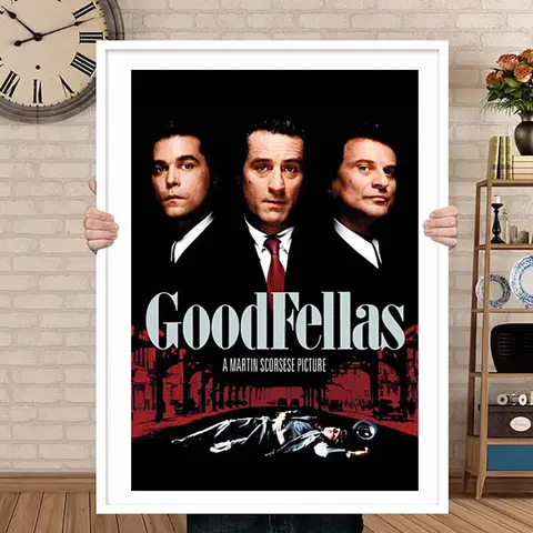 GoodFellas Movie Poster Print For Bedroom Living Room Home Decor Classic Gangster Crime Films Picture Canvas Painting Wall Art
