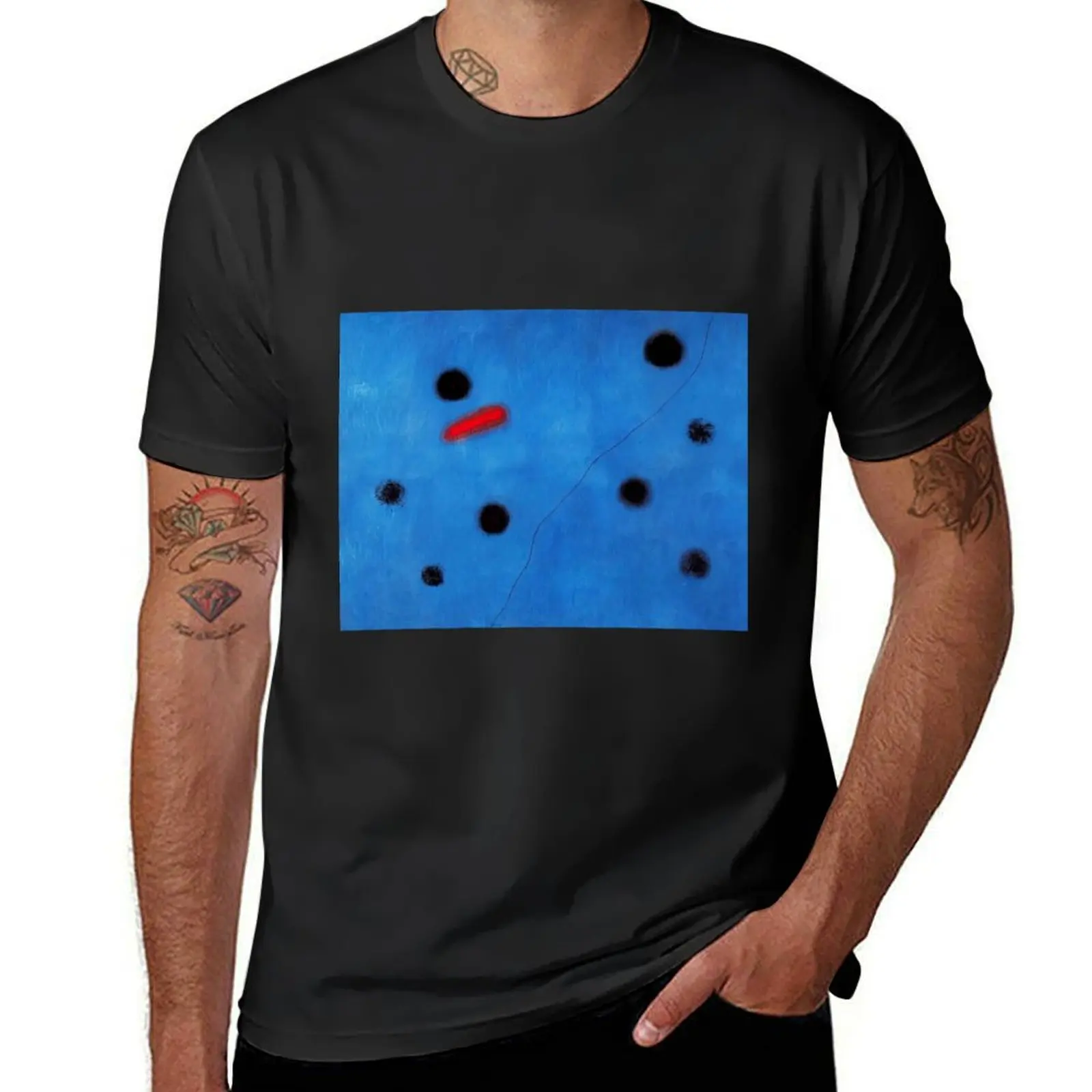 joan miro paintings, joan miro museum artwork, joan miró art style T-Shirt summer clothes plus sizes designer t shirt men