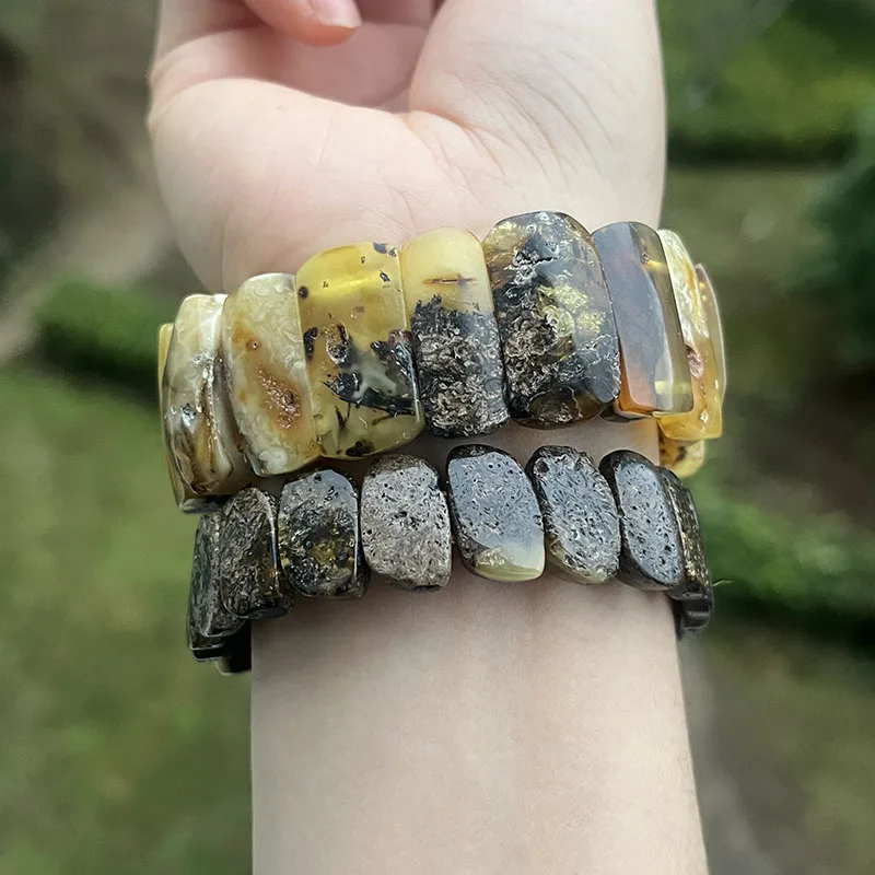 Genuine Amber Bracelets for Unisex Gift 100% Natural Beads Baltic Energy Gemstone Healing Jewelry Suppliers Factory Wholesale