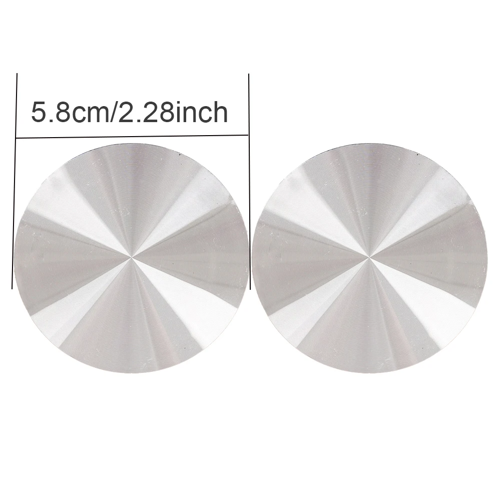 2 Pcs/set 58MM Universal Metal Car Water Cup Holder Mat Trim Sticker For Land Rover Range Rover Sport Vogue Discovery 4 5