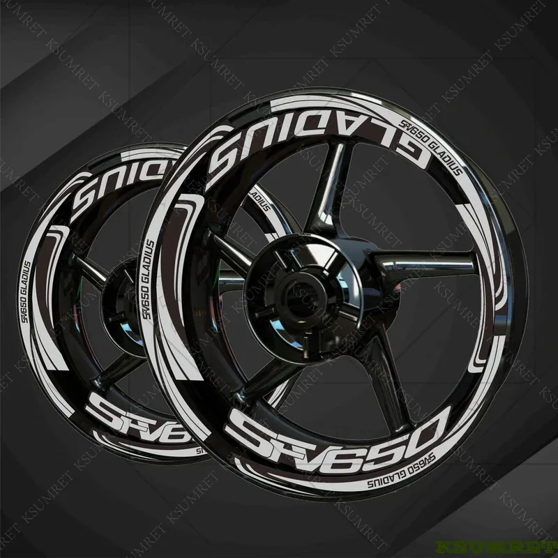

For Suzuki SFV 650 Rim Sticker Motorcycle Decal Wheel Logo Stickers