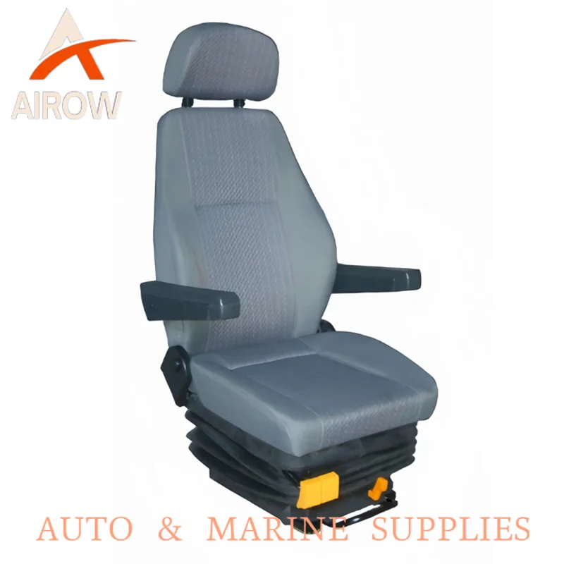 Airow Auto Universal Suspension Seat for Dozers Forklifts Aerial Lifts Riding Mowers Tractors-Comfortable Sport Seat