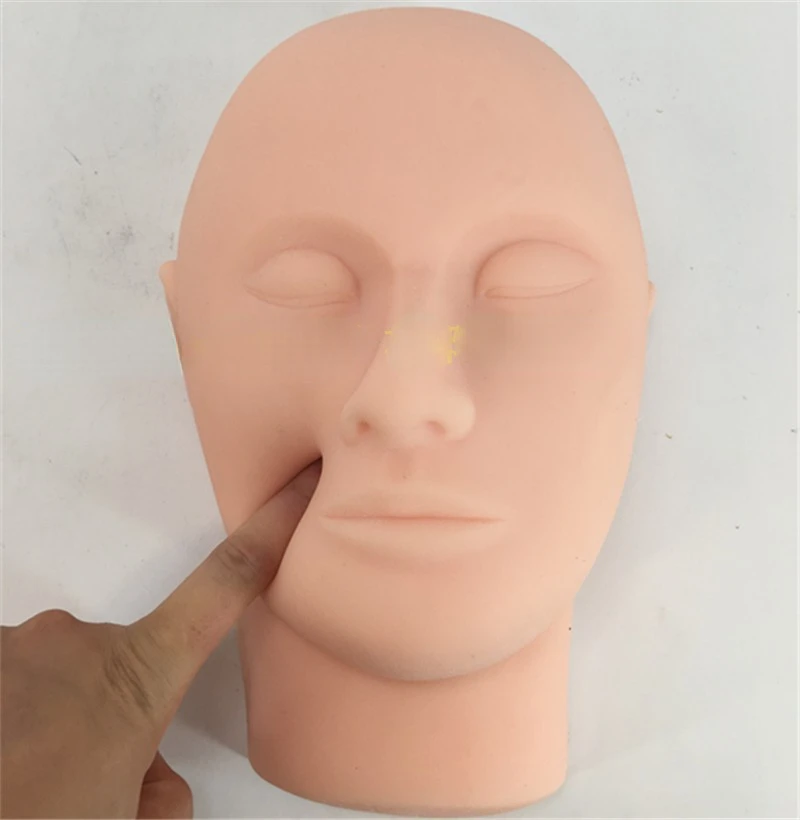 Silicone Facial Surgical Model Surgical Training Model Beauty Fine-tuning V-face Injection Head Model Medical Teaching Resource