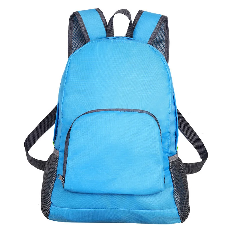 Waterproof Foldable Nylon Backpack Large Capacity Lightweight Portable Outdoor Daypack For Mountaineering Travel Camping Sports