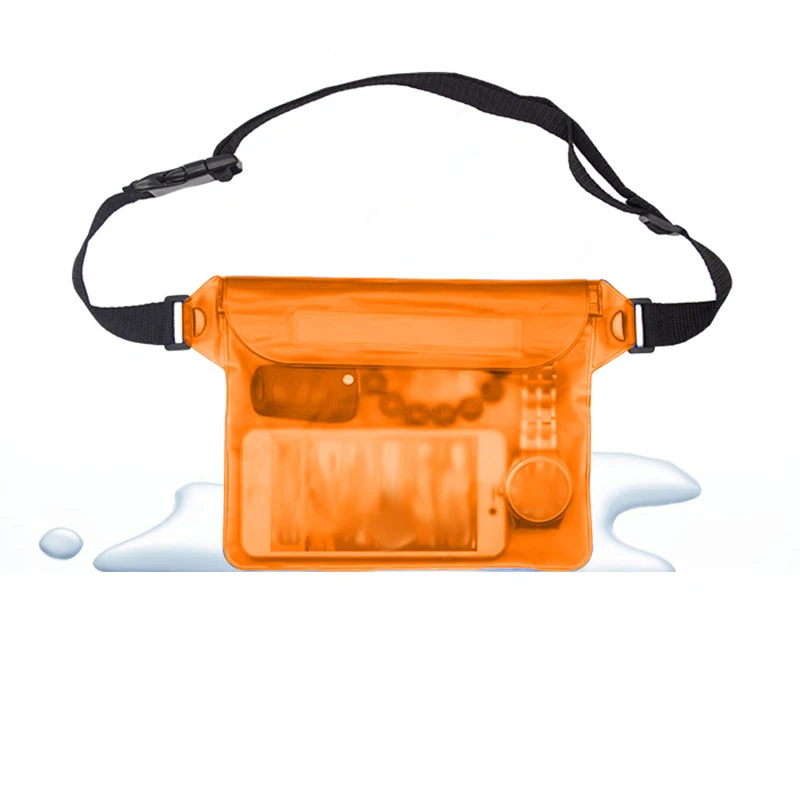 Hoge waterdichte afdichtingszwemtas Groot formaat transparante onderwater droge beschermingstas voor iPhone mobiele telefoonzakje