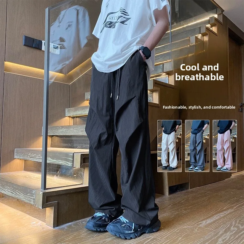 

Водонепроницаемые брюки-карго для мужчин: тонкие, быстросохнущие, прямого кроя, для альпинизма и активного отдыха, летние повседневные брюки прямого силуэта