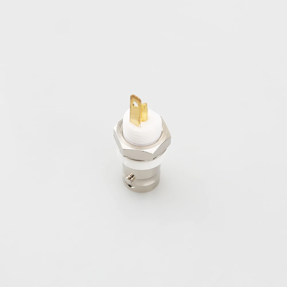 Высококачественный медный изолированный гнездовой разъем BNC, разъем для пайки, шасси, крепление на панели, коаксиальный кабель для деталей сварочного аппарата