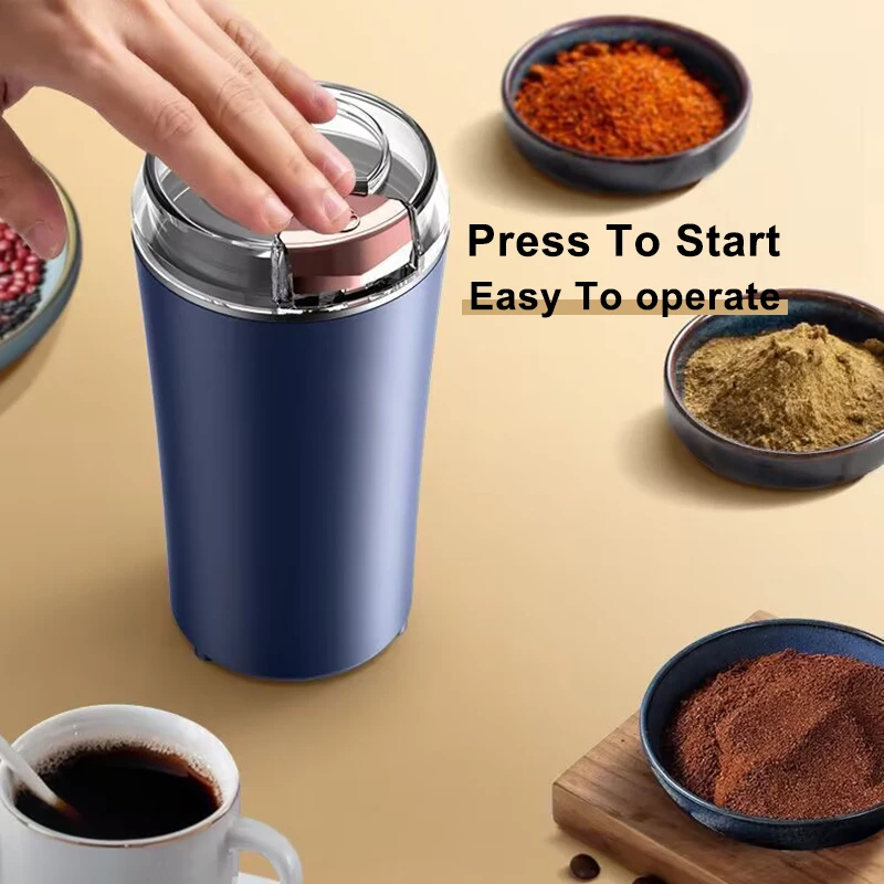 SUNATUR Electric Coffee Grinder Mini food crusher Coffee Accessories Useful things Mixer Spice Mill Home Appliances Kitchen