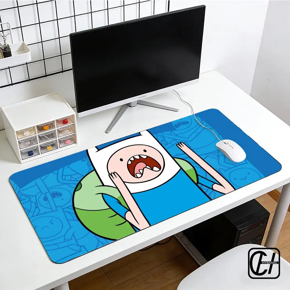 Anime Cartoon A-Adventure T-Time Mouse Pad E-sports Gaming Mouse Pad Oversize Personalized Desk Pad Keyboard Mouse Carpet