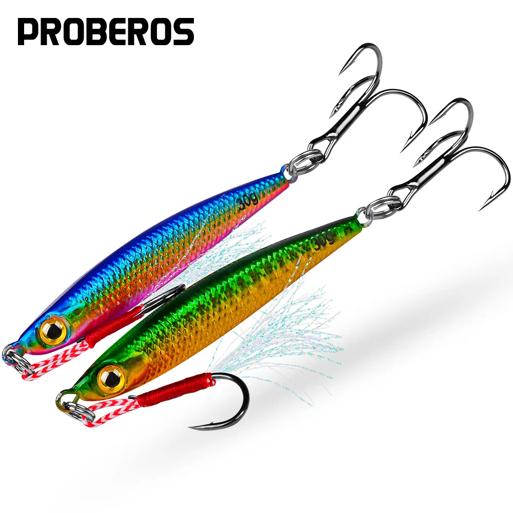 

1pc Fast Sinking Jigging Lure Long Cast 7g 10g 15g 20g 30g Slow Jig Metal Jig Fishing Bait Trout Artificial Hard Lure Hook