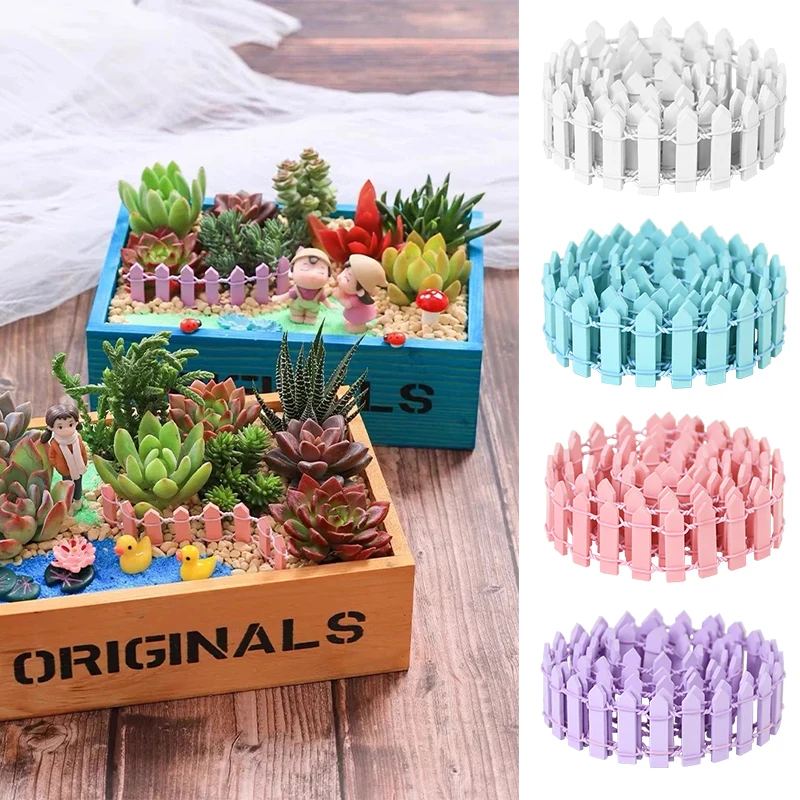 Mini valla de madera de 1m/rollo, 5cm, 3cm, bricolaje, paisaje, hadas, figuritas de jardín, accesorios en miniatura, barrera de madera, casa de muñecas, manualidades para el hogar