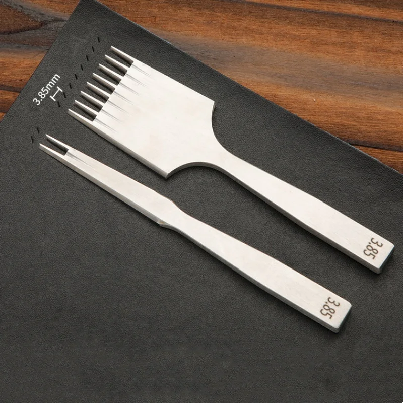 

1 комплект, профессиональный острый кожаный долото, дырокол во французском стиле, инструмент для пробивания железа, полировка, 3,85 мм