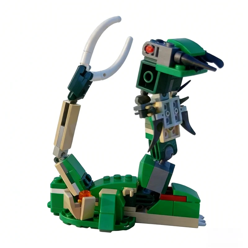 124pcs MOC Deathworm ARK Survival Evolved Creator 3 1 Model Building Blocks Architecture Festival Gifts Toys Brick